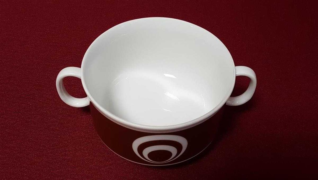 [45814609] Suppentasse Suppenbecher Seltmann Weiden Weiß Braun gebraucht - gut Bild 3