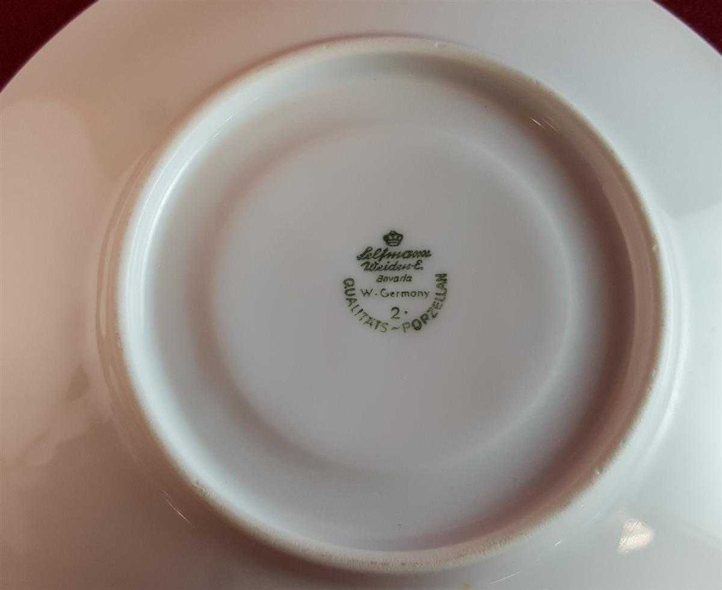 [45814611] Untertasse für Suppe 16 cm Seltmann Weiden Weiß Braun gebraucht - gut Bild 4