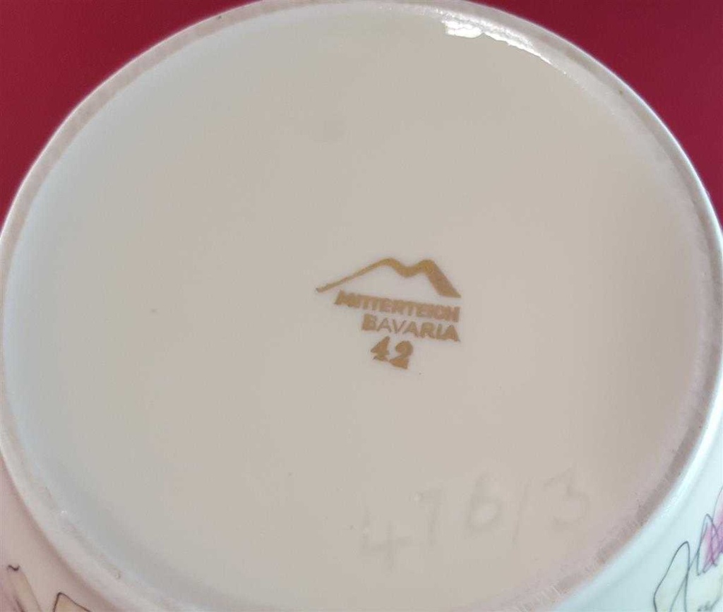 [45814614] Vase Bavaria 25 cm Mitterteich gebraucht - gut Bild 4