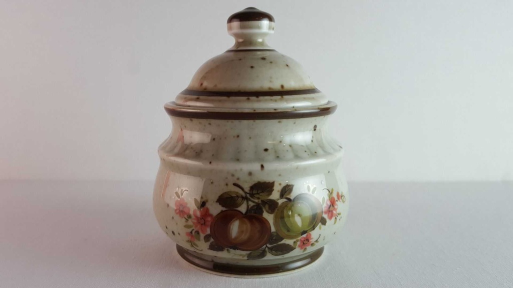 [45814631] Zuckerdose Winterling Marktleuthen Früchte Blumenmotiv gebraucht - gut Bild 3