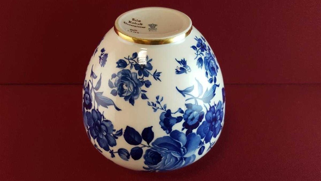 [45814636] Vase 14,2 cm Kronach OCA Bavaria 1103 Delft Echt Kobalt gebraucht - sehr gut Bild 5