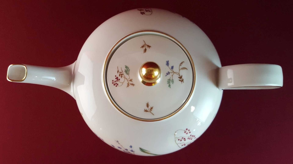 [45814640] Teekanne Goldrand 1,3 L Eschenbach gebraucht - gut Bild 5