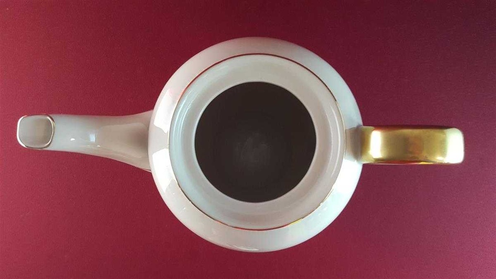 [45814642] Kaffeekanne Golddekor 2 L Schaller gebraucht - gut Bild 6