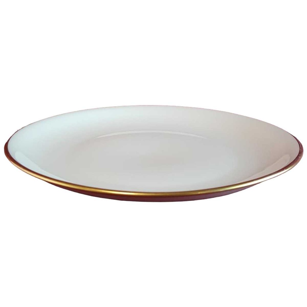 [45814650] Kuchenteller Dessertteller Frühstücksteller Goldrand 19,5 cm Eschenbach Alte Formen W309 Beige gebraucht - gut Bild 2
