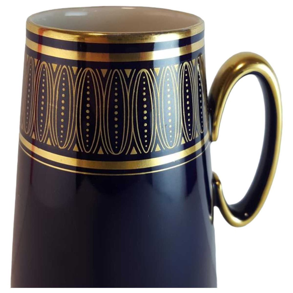 [45814659] Tischvase Blumenvase Golddekor 15 cm Lindner Porzellan Mignon gebraucht - sehr gut Bild 2