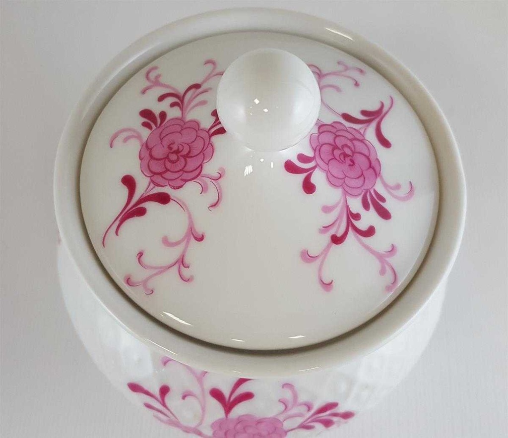 [4581466] Zuckerdose Seltmann Weiden Annabell rote Blüte 26043 gebraucht - sehr gut Bild 2