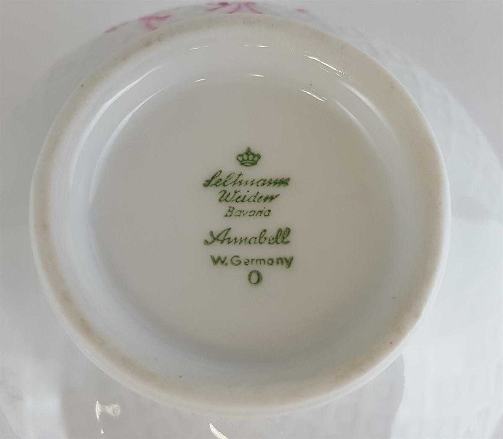 [4581466] Zuckerdose Seltmann Weiden Annabell rote Blüte 26043 gebraucht - sehr gut Bild 4
