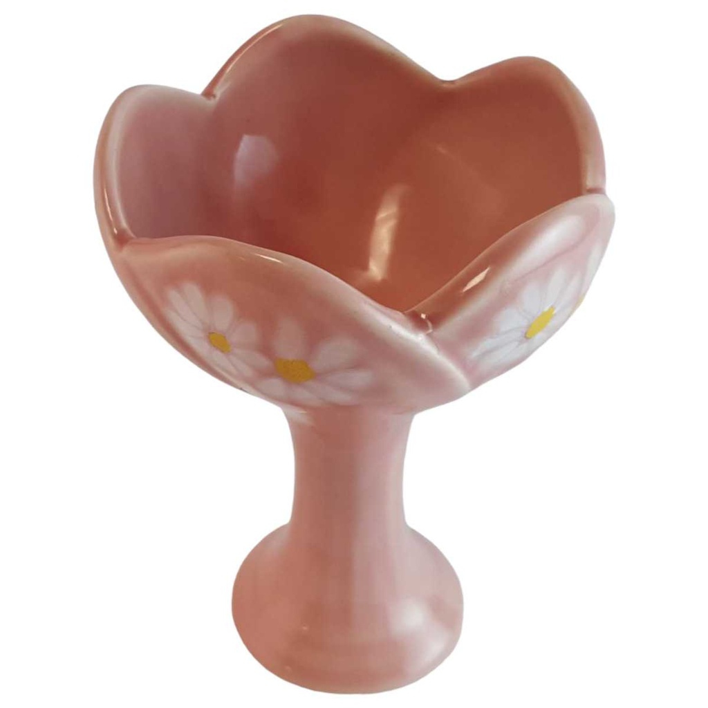 [45814667] Vase 11 cm Zeller Keramik Blumen gebraucht - gut Bild 2