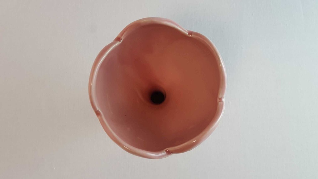 [45814667] Vase 11 cm Zeller Keramik Blumen gebraucht - gut Bild 3