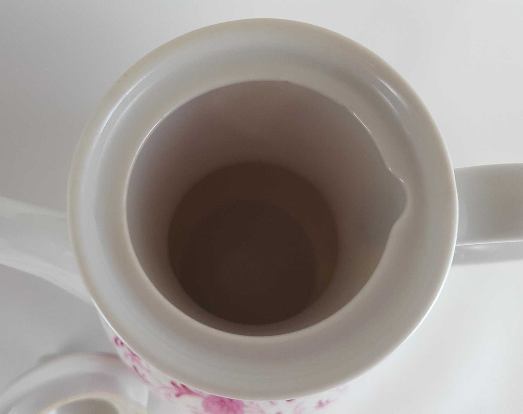 [4581467] Mokkakanne 0,7 L Seltmann Weiden Annabell rote Blüte 26043 gebraucht - gut Bild 6