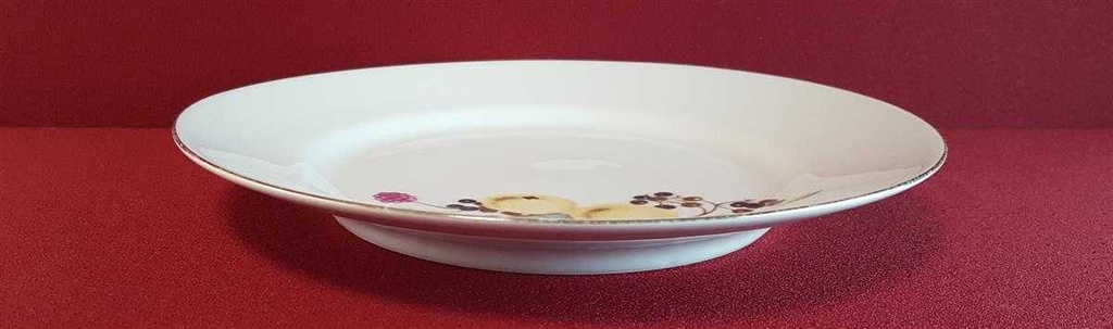 [45814678] Speiseteller Essteller Goldrand 23,1 cm Graf von Henneberg und Obstdekor gebraucht - gut Bild 3
