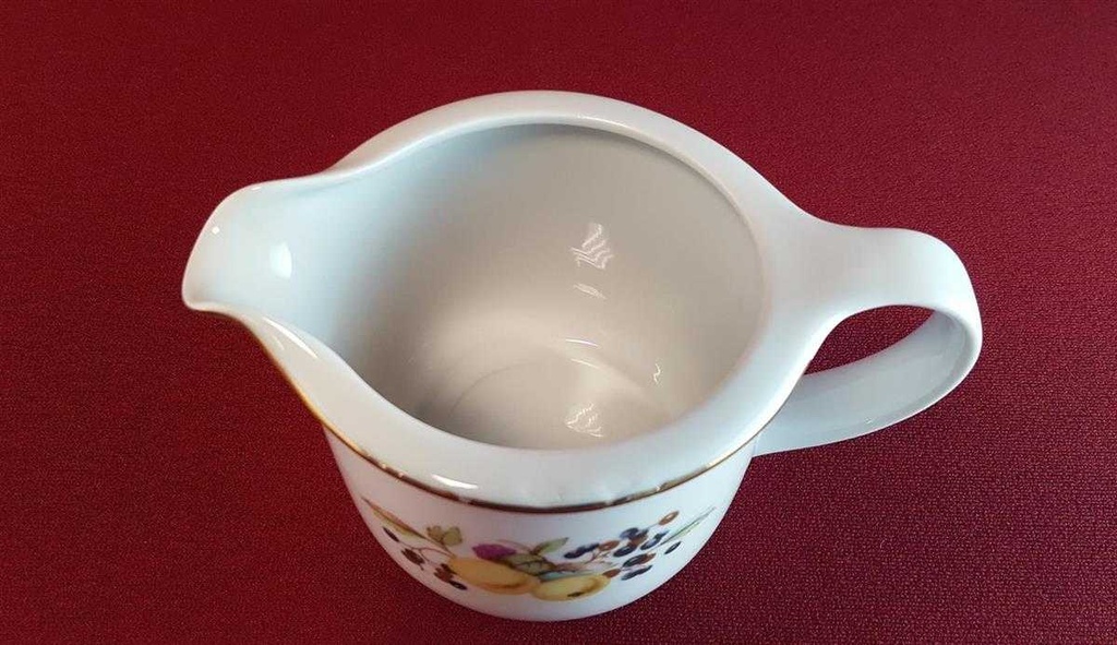 [45814679] Sauciere Goldrand Graf von Henneberg und Obstdekor gebraucht - gut Bild 5
