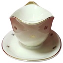 [45814689] Sauciere Goldrand Schumann Arzberg Carl Blumen Beige gebraucht - sehr gut Bild 2