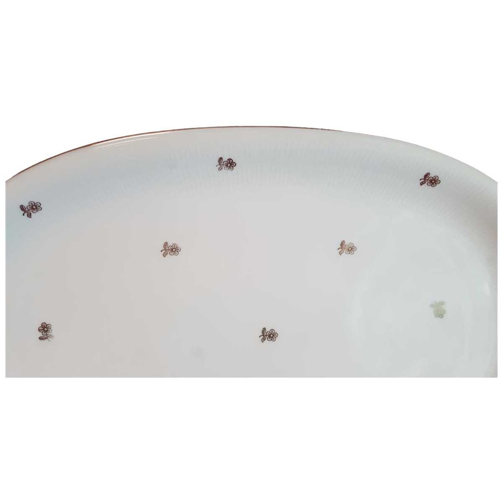 [45814691] Fleischplatte Goldrand 32,5x20,9 cm Schumann Bavaria Carl gebraucht - gut Bild 2