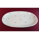 [45814691] Fleischplatte Goldrand 32,5x20,9 cm Schumann Bavaria Carl gebraucht - gut Bild 4