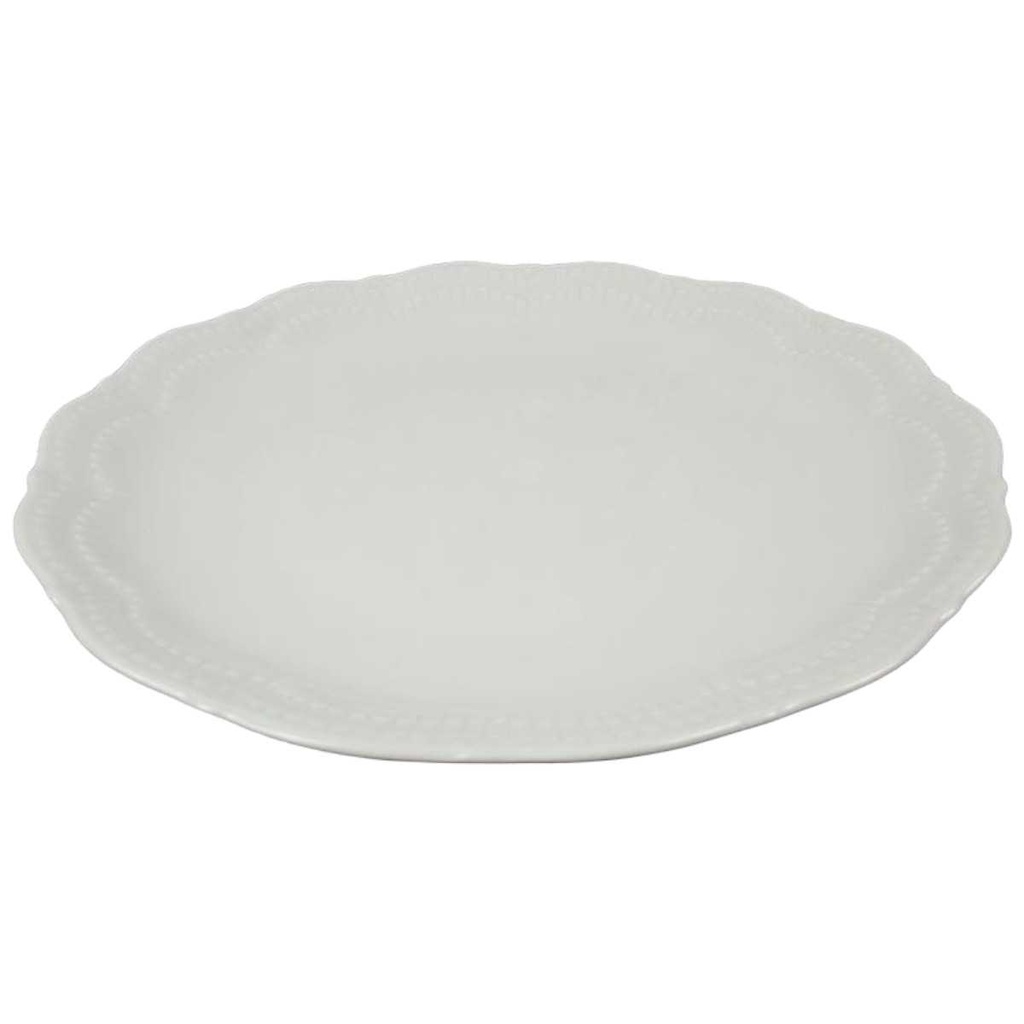 [45814694] Speiseteller Essteller 24,6 cm Schirnding Bavaria Opera Weiß gebraucht - gut Bild 2
