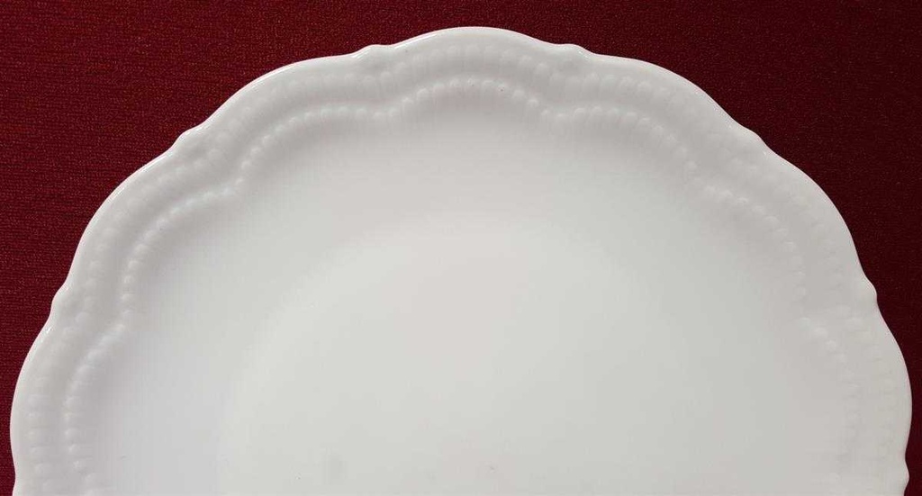 [45814694] Speiseteller Essteller 24,6 cm Schirnding Bavaria Opera Weiß gebraucht - gut Bild 8