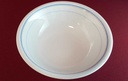 [45814699] Schüssel Servierschüssel 23,6 cm Seltmann Weiden Blau Braun Rand Weiß gebraucht - gut Bild 4