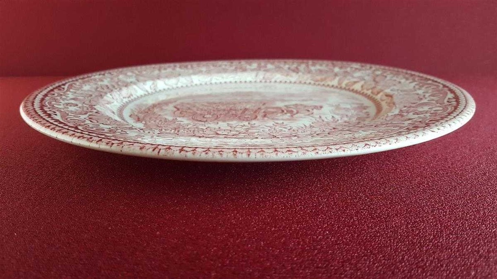 [45814709] Speiseteller Essteller 24,8 cm English Ironstone Tableware (EIT) EIT England Four Seasons Summer On The Home Farm Rot gebraucht - akzeptabel Bild 4