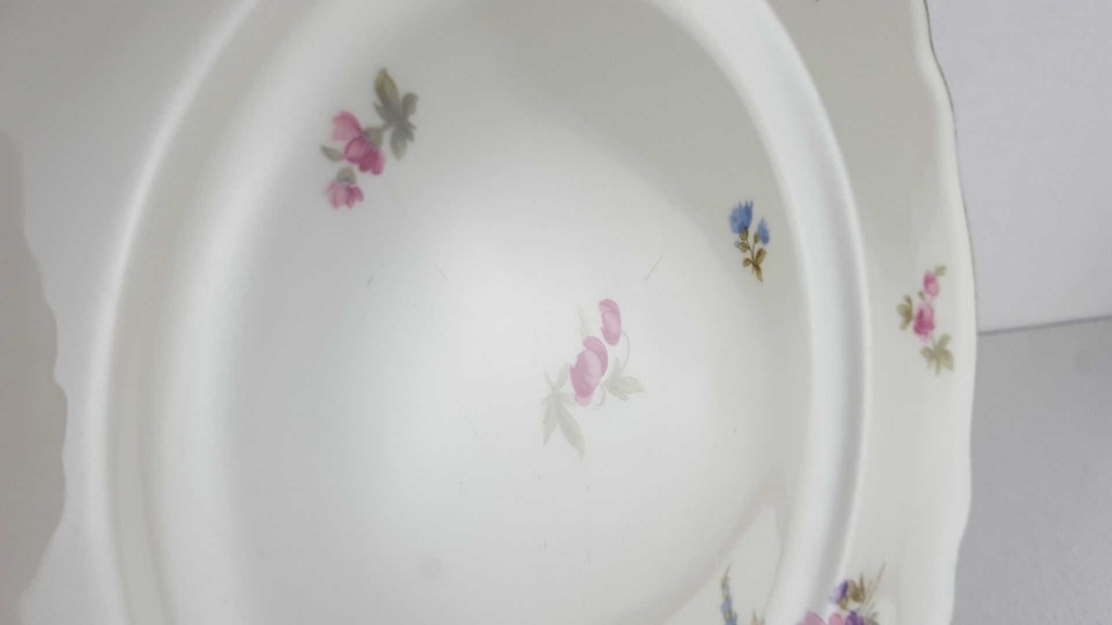 [45814713] Speiseteller Essteller Goldrand 27,6 cm K & A Krautheim Norina Blumen gebraucht - akzeptabel Bild 8