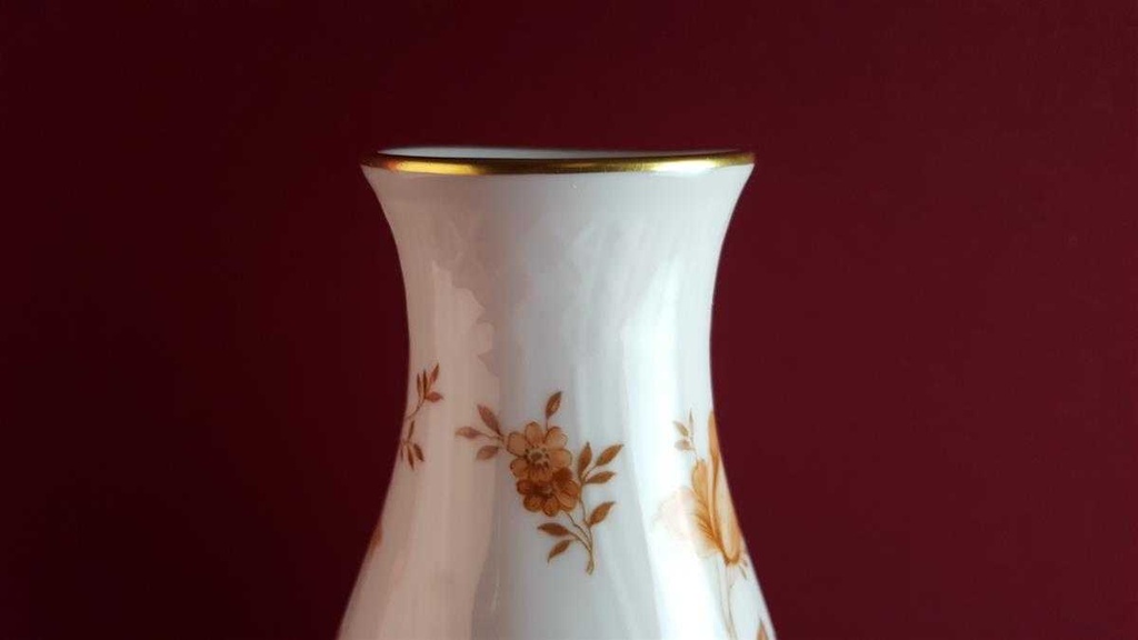[45814720] Tischvase 15,5 cm Hutschenreuther Dresden Schlossberg gebraucht - sehr gut Bild 5