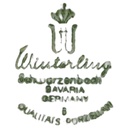 [45814723] Kuchenteller 19,8 cm Winterling Schwarzenbach Indisch Blau Strohblume gebraucht - gut Bild 2