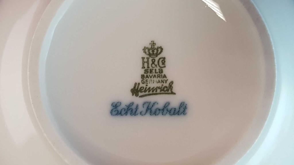 [45814730] Blumenvase 12,5 cm Heinrich Blau gebraucht - sehr gut Bild 5