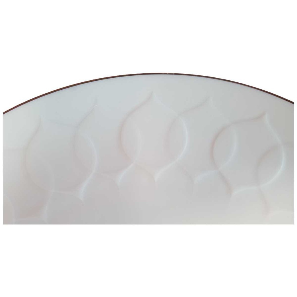 [45814733] Tortenplatte Kuchenplatte Rosenthal Lotus Secunda platin Weiß gebraucht - gut Bild 2