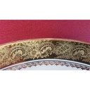 [45814736] Dessertteller Kuchenplatte mit Henkeln Tortenplatte Golddekor Arzberg gebraucht - gut Bild 4