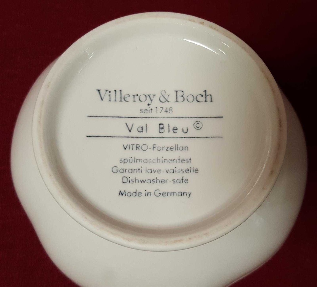 [45814787] Zuckerdose Villeroy & Boch Val Bleu gebraucht - sehr gut Bild 5
