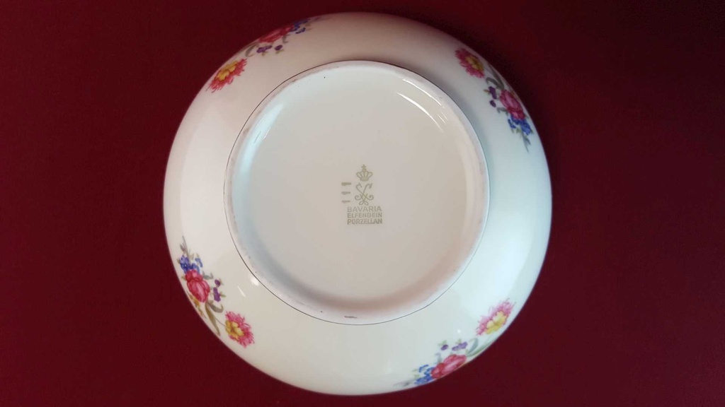 [45814794] Deckeldose Bonboniere Golddekor Schaller Elfenbein Bavaria gebraucht - gut Bild 8