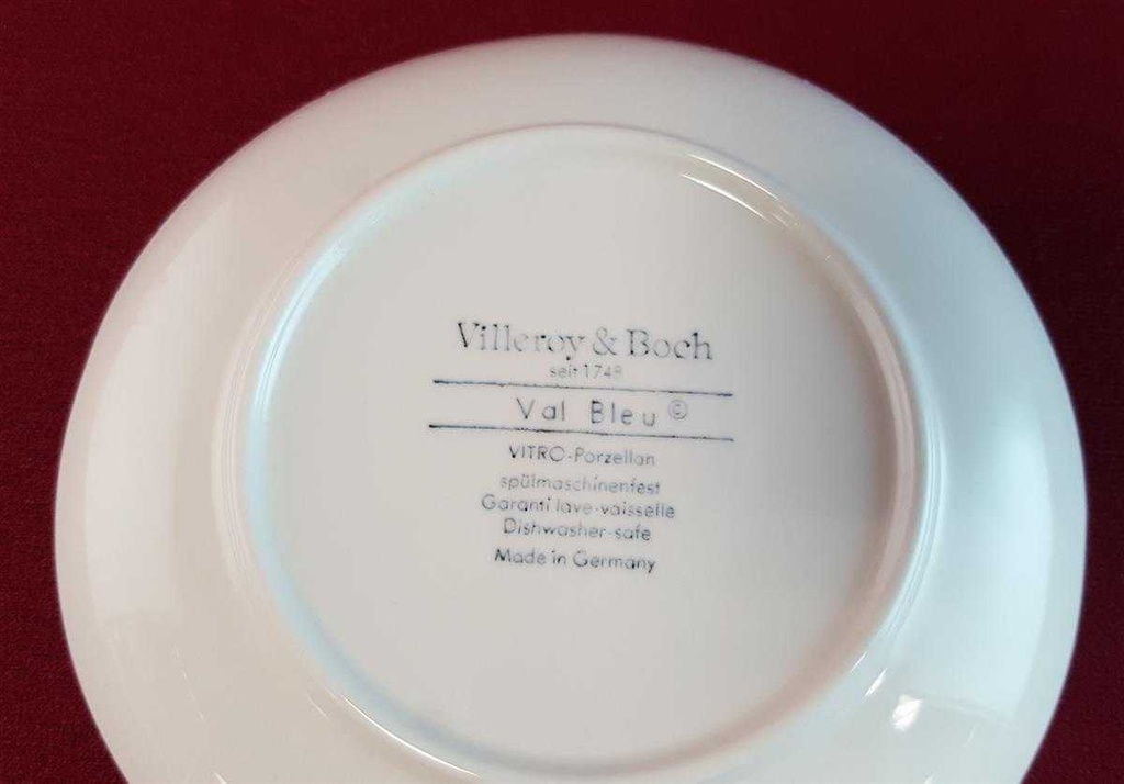 [45814796] Untertasse für Kaffee 14,5 cm Villeroy & Boch Val Bleu gebraucht - gut Bild 4