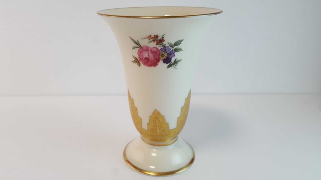 [45814797] Vase Dekorative Golddekor 14,5 cm Fürstenberg Einzelteile Sonstige gebraucht - gut Bild 3