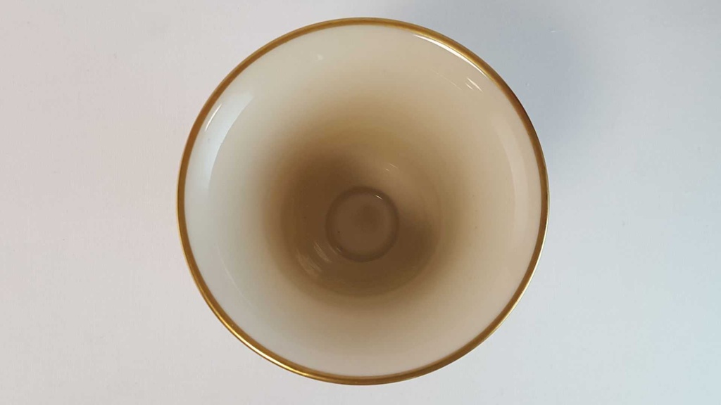 [45814797] Vase Dekorative Golddekor 14,5 cm Fürstenberg Einzelteile Sonstige gebraucht - gut Bild 5