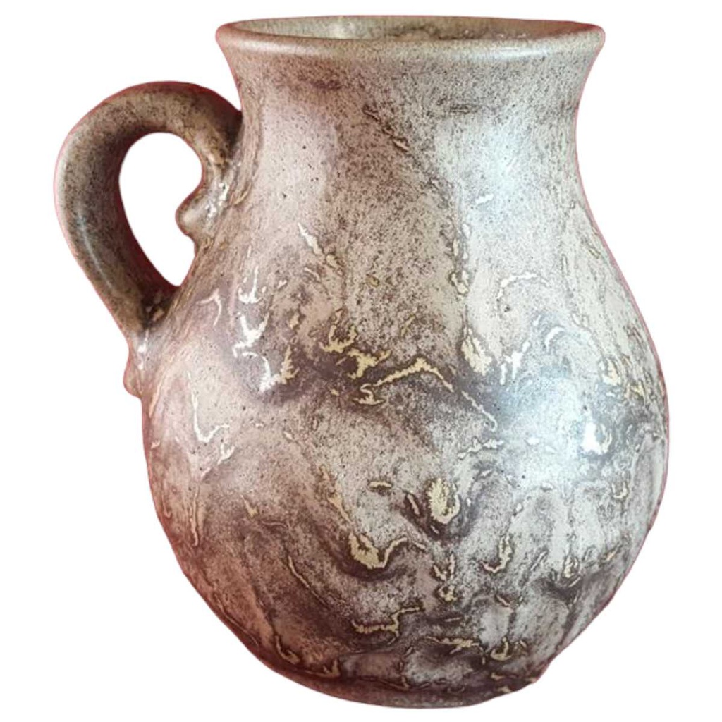 [45814804] Vase Henkelvase Dekorative 15,8 cm Ruscha Art Grau gebraucht - sehr gut Bild 2