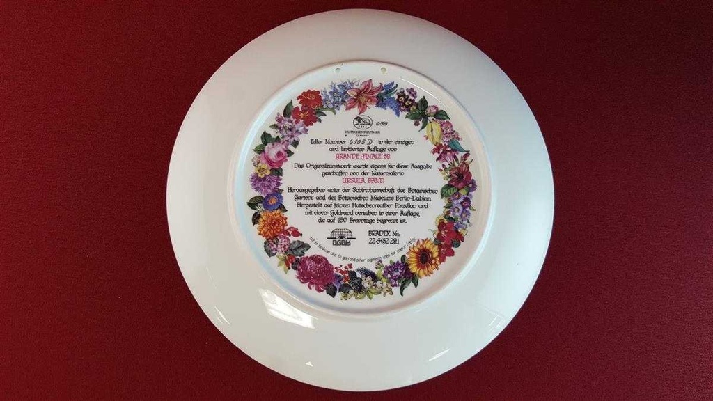 [45814811] Wandteller Hutschenreuther Ursula Band Grande Finale 1989 gebraucht - sehr gut Bild 6