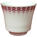 [45814813] Kaffeetasse Tasse Goldrand Jaeger & Co PMR rotes Blumendekor mit Blumen gebraucht - gut Bild 2