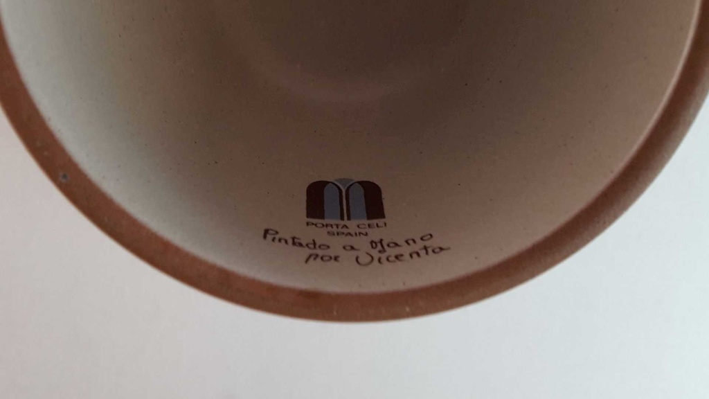 [45814815] Schale auf Fuß Konfektschale 14 cm Porta Celi Spain gebraucht - sehr gut Bild 5