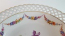 [45814816] Schüssel Goldrand Durchbrucharbeit 25 cm Schumann Arzberg bunte Blumen gebraucht - gut Bild 3