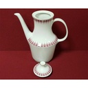 [45814818] Kaffeekanne Kanne Goldrand Jaeger & Co PMR rotes Blumendekor mit Blumen Rot gebraucht - gut Bild 5