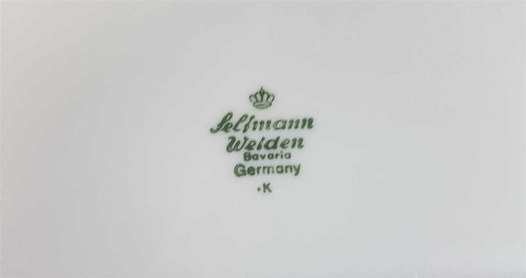 [4581482] Servierplatte Speiseplatte Fleischplatte 30x22,5 cm Seltmann Weiden Octa Abstrakt grün gebraucht - sehr gut Bild 3
