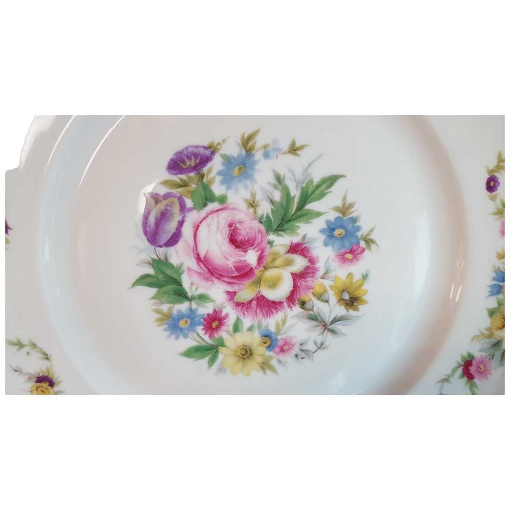 [45814821] Speiseteller Essteller 25,3 cm Rosenthal Chippendale bunte Blumen gebraucht - akzeptabel Bild 2