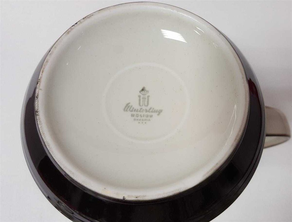 [45814833] Kaffeekanne Kanne 1,35 L Winterling Röslau Brauner Rand gebraucht - gut Bild 6