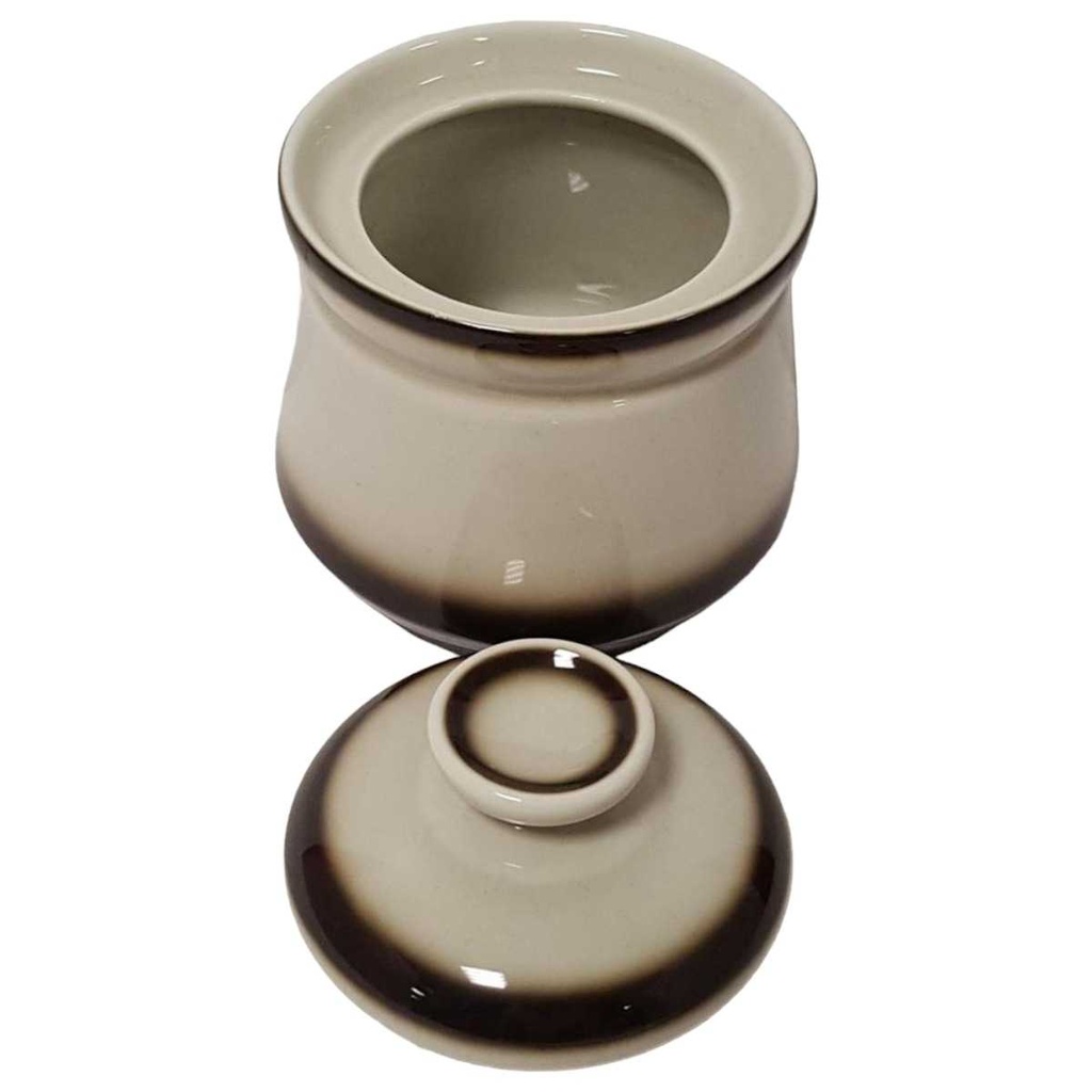 [45814834] Zuckerdose Winterling Röslau Brauner Rand gebraucht - sehr gut Bild 2
