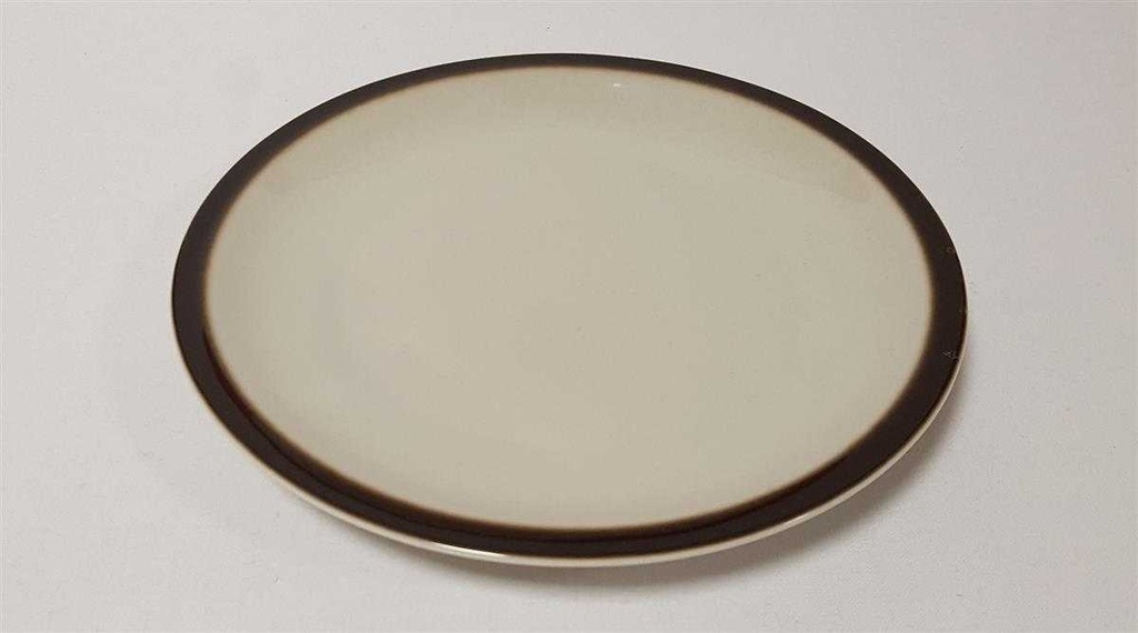 [45814838] Kuchenteller Dessertteller Frühstücksteller 19,4 cm Winterling Röslau Brauner Rand gebraucht - gut Bild 3