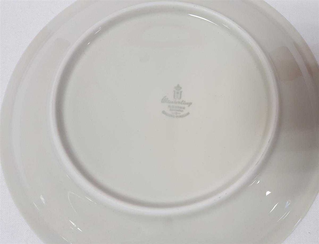 [45814838] Kuchenteller Dessertteller Frühstücksteller 19,4 cm Winterling Röslau Brauner Rand gebraucht - gut Bild 4