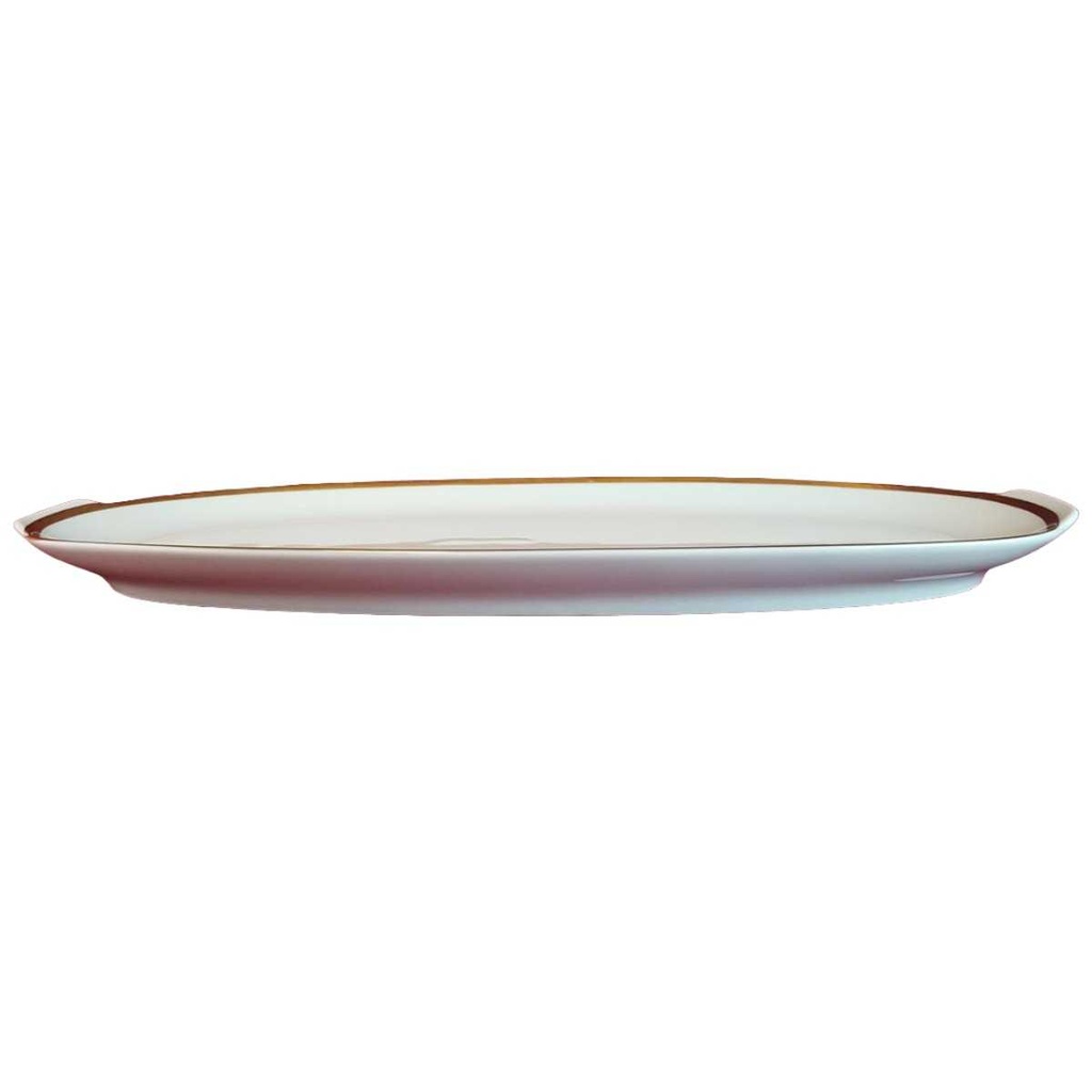 [45814840] Servierplatte Goldrand 36,9x16,8 cm Thomas Porzellan Form 3001 Scharrer Entwurf gebraucht - gut Bild 2