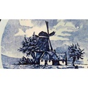 [45814852] Wandteller Sammelteller Royal Sphinx Maastricht Delfts Windmühle Blau gebraucht - gut Bild 3