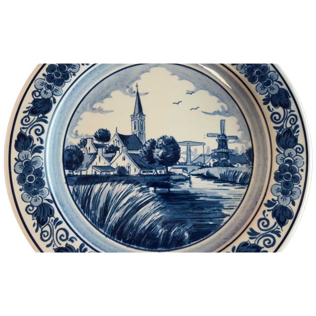 [45814860] Wandteller Royal Goedewaagen Blue Delft gebraucht - gut Bild 2