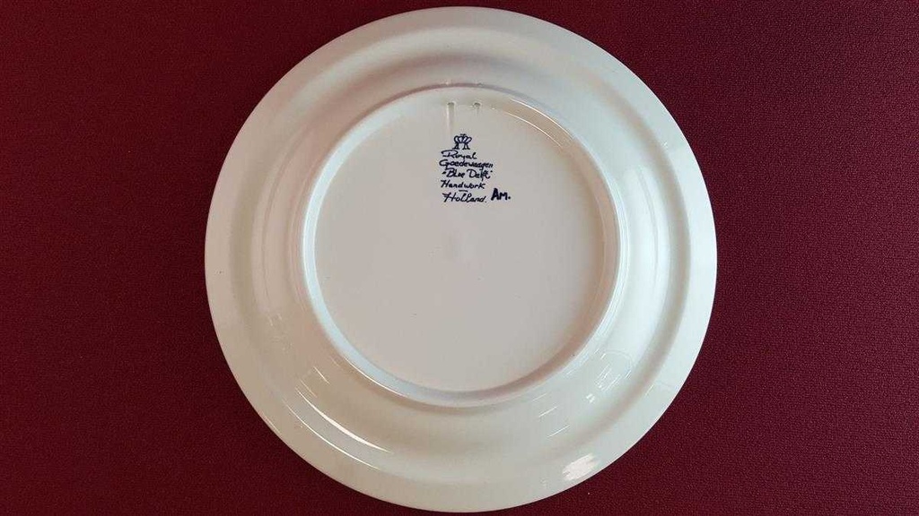 [45814860] Wandteller Royal Goedewaagen Blue Delft gebraucht - gut Bild 3